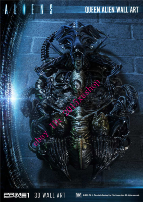 Prime 1 Studio WAAL-04 Aliens 3D Wall Art Queen Alien Wall Art In
