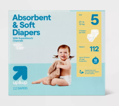 Up And Up Diapers Size Diapers, Huggies Little Snugglers, Nano
