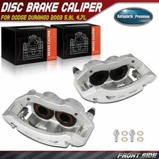 2x Front Left & Right Side Disc Brake Caliper w/Bracket for Dodge Durango 2003