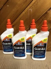 Lot Of 4 Elmer’s Multi-Purpose Glue 8 oz White Brand New