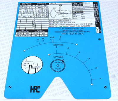 HPC CF101 Code Card HPC CODE MACHINE CODE CARD CF101 Locksmith | eBay