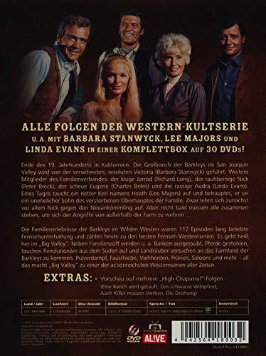 Complete Box Big Valley Western TV Series Lee Majors 30 DVD Box Edition - 第 2/2 張圖片
