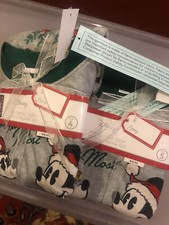 2 New Sets Mickey Mouse Pajama Set NWT Disney Comfy Pj Set 1 Size 4, 1 Size 5