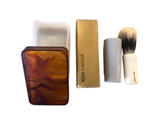 KOH-I-NOOR SHAVING BRUSH AND SOAP DISH NO BRAND VINTAGE COSMETIC PERFUMES