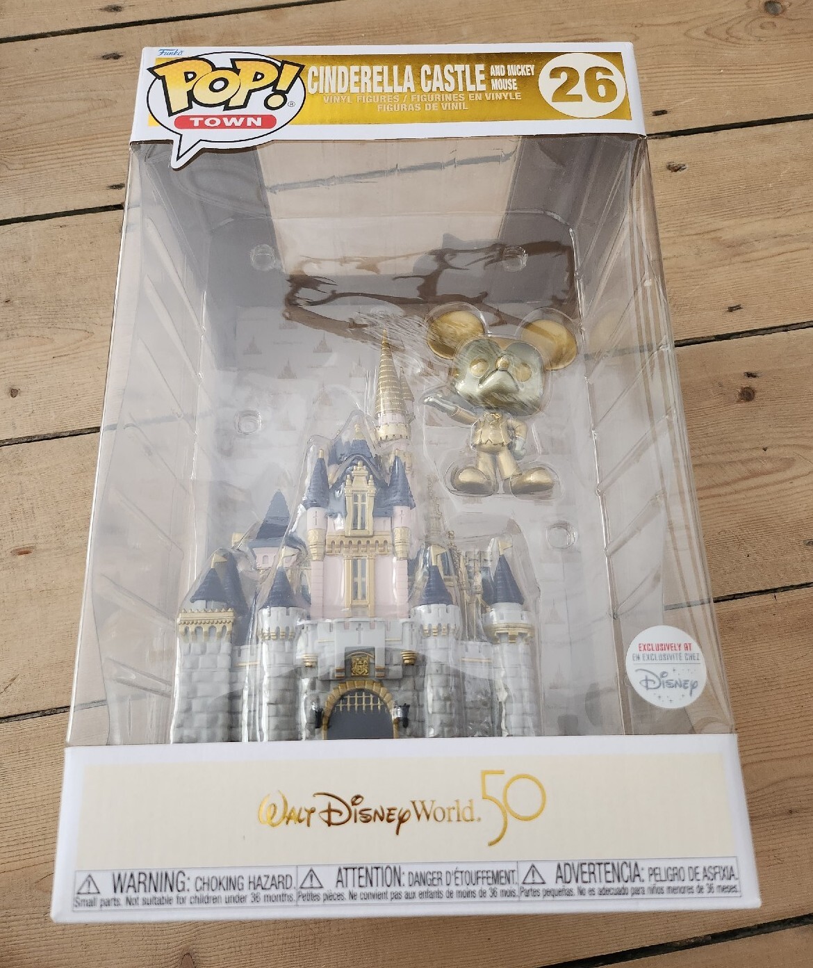 Funko Pop! Castillo De Cenicienta Y Mickey Mouse Walt Disney Mundo 50 #26
