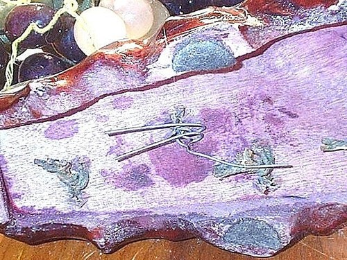Wonderful Vintage Chinese Jade Grapevine Group on Base - 第 5/5 張圖片