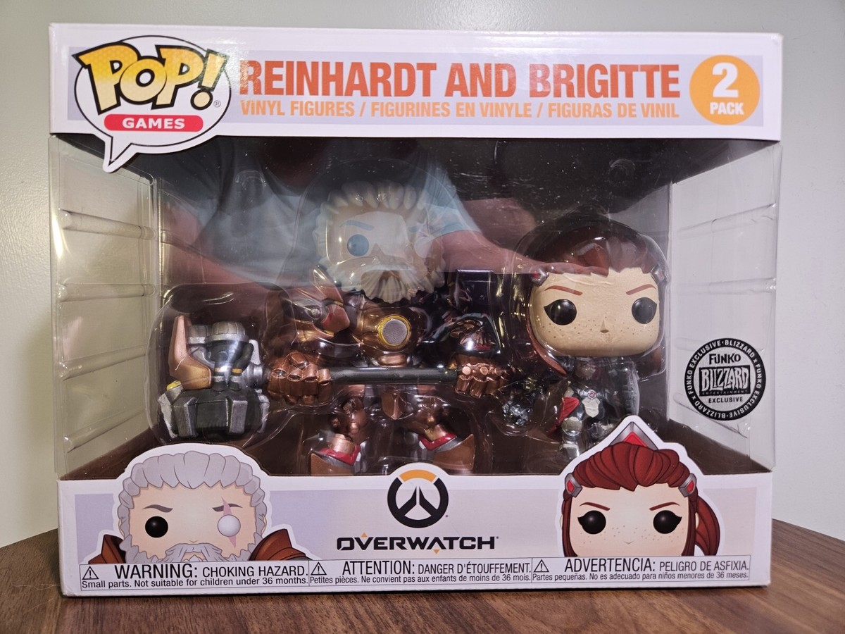 Funko Pop! Reinhardt Brigitte (Festive Röd Skins) Vinyl Figures  OverWatch