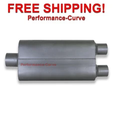 3 Chamber Performance Muffler - Three Chamber - 3" - Dual 2.5" - 8430502