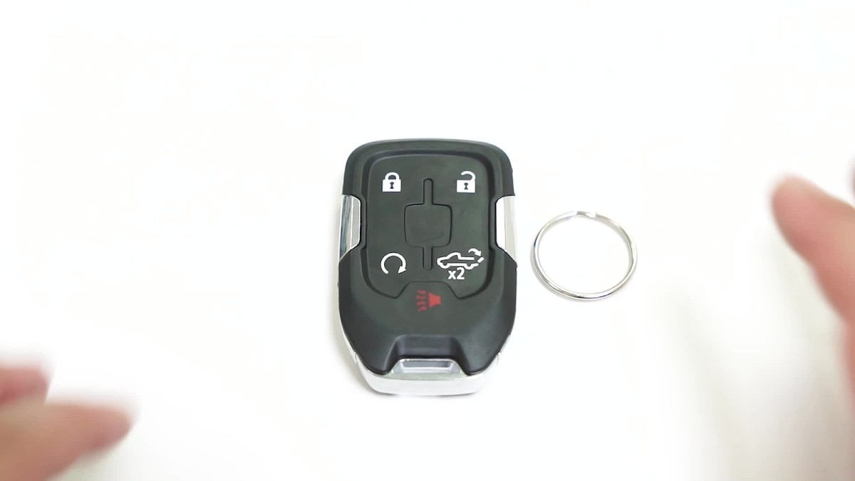 New O.E.M GMC Serra 2019-2020 Remote Key Fob Uncut Blade FCC-HYQ1EA PN - Foto 3