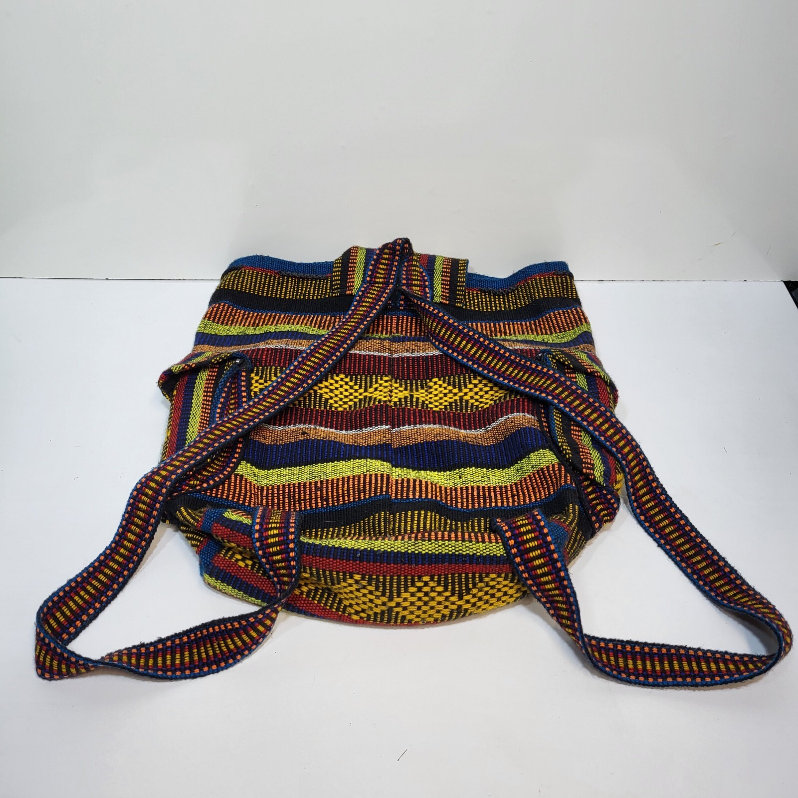 PINZON BOHO Drawstring Back Pack Bag Multi Colore… - image 6