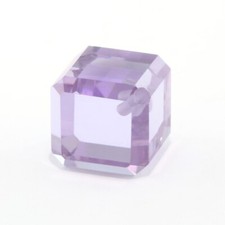 CUBIC ZIRCONIA LILAC COLOR 6 MM CUBE CORNER DRILLED 4 PIECE SET F-4249