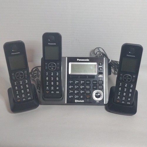 Panasonic KXTGF370 Bluetooth DECT Cordless Speaker Phone System eBay