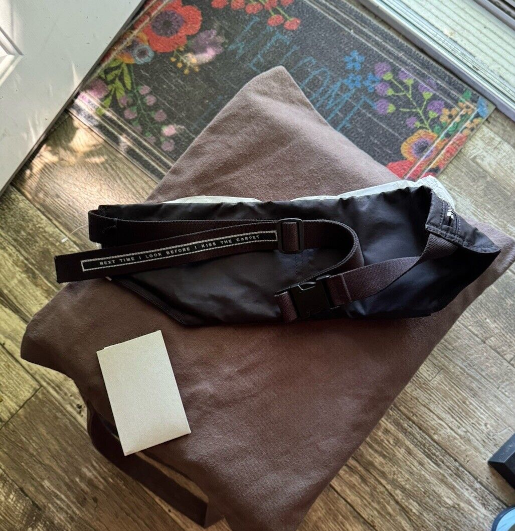 RICK OWENS DRKSHDW belt bag DA02B4427 black/ black NWT RICK OWENS DRKSHDW belt bag DA02B4427 black/ black NWT