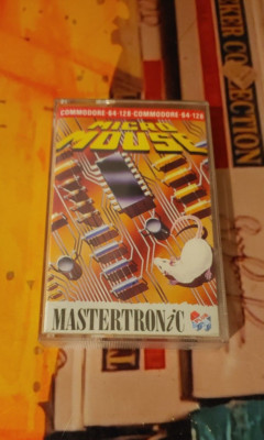 Micro Mouse (1986) Commodore 64 (Tape, Manual, Box) works 8-bit classic C64
