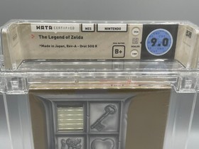 Die Legende von Zelda 9.0 B+ versiegelt [Oval SOQ R] NES Nintendo WATA nicht VGA