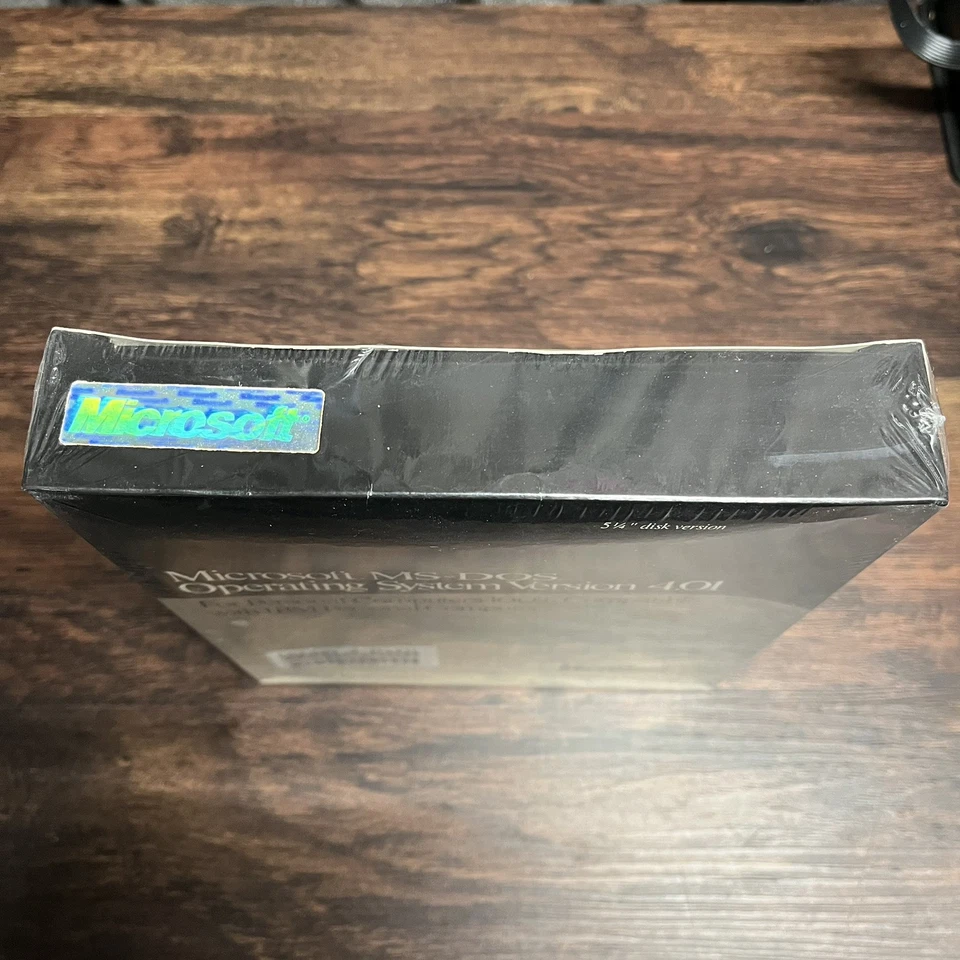 Microsoft MS-DOS 4.01 Operating System Version 5.25 Disks (SEALED) - Image 3 of 4