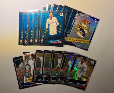 Topps Champions League 16/17 alle 25 Karten Real Madrid Set - Cristiano Ronaldo