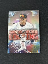 2025 Bowman TRAVIS BAZZANA Greatness Loading Insert #GL-8 Cleveland Guardians