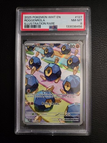 Roggenrola graded PSA 8 for sale on eBay