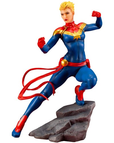 ARTFX+ Universo Marvel Capitana Marvel PVC Conjunto Simple Figura Kit Kotobukiya