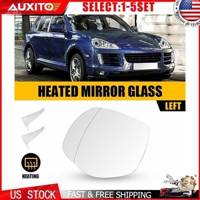 Heated Side Mirror Glass for 08-10 Porsche Cayenne Driver Side 95573103904 1-5X