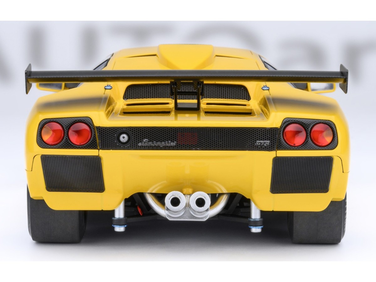 LAMBORGHINI DIABLO GTR SUPERFLY YELLOW 1/18 MODEL CAR BY AUTOART