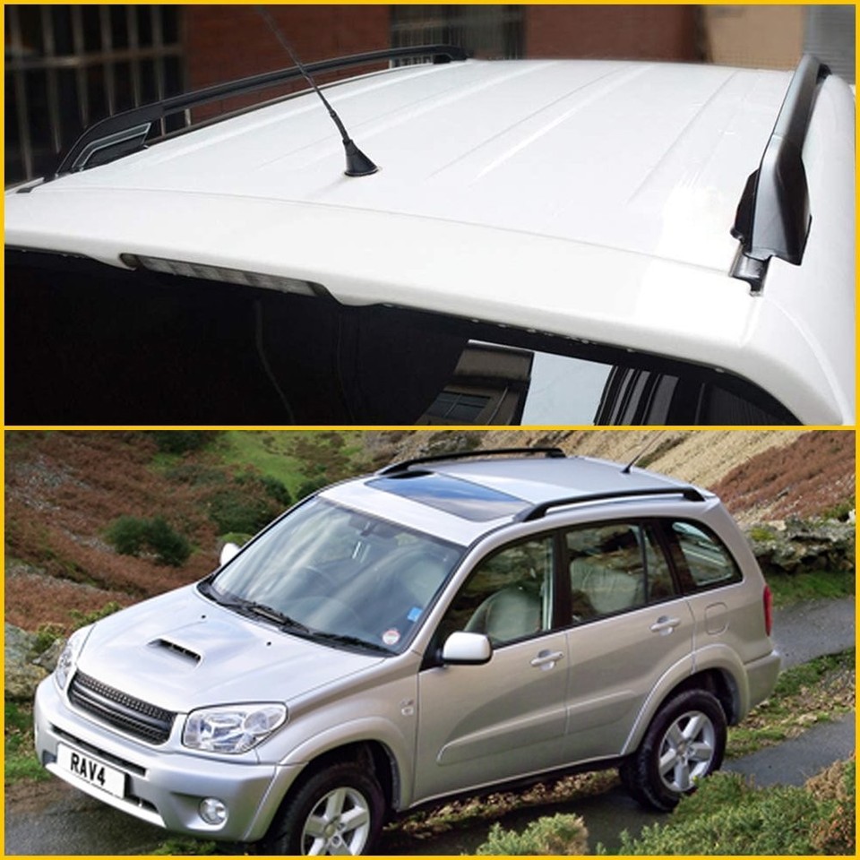 Roof Rack Cover End Rail Shell Cap Trim For TOYOTA RAV4 2001 2002 2003 ...