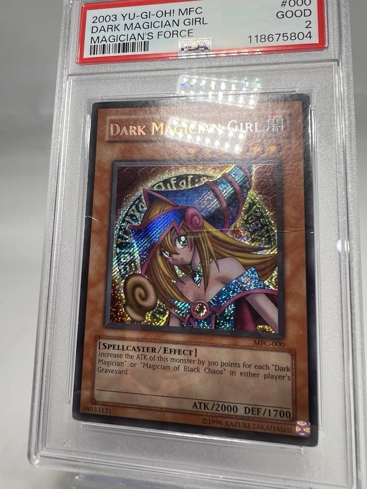 PSA 2 YUGIOH Dark Magician Girl MFC-000 Unlimited Magican's Force Secret Rare - Image 3 of 4