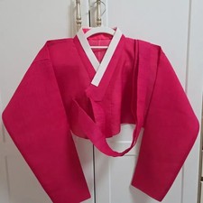 Hanbok Jeogori Traditional Korean Clothing Size 66 with Fabric