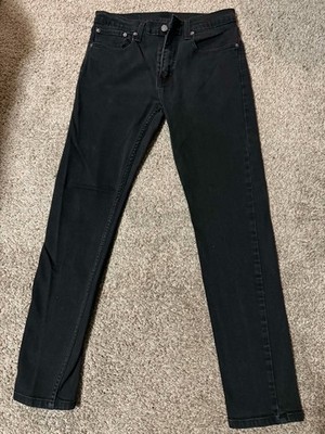 Levi 512 Jeans || Mens 31x32 Regular Fit || Black Denim Fly Straight Pants