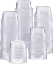 2 Oz. - 250 Count Clear Disposable Plastic Portion Cups No Lids , for Souffle,