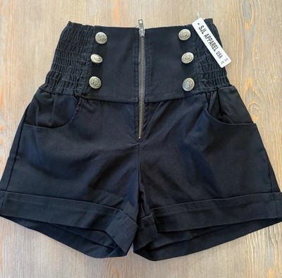 Women's Short  wide waistband  ''sailor'' or ''pin-up'' style.