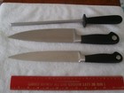3 Piece Grand Prix Knives Steel Wusthof Dreizack Solingen Germany 4527 4587 20cm — photo 3