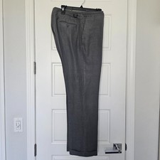 Ralph Lauren Purple Label Gray Linen/Silk Tro...