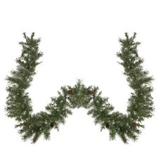 Northlight 9' x 10" Snow Mountain Pine Artificial Christmas Garland - Unlit