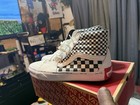 VANS Sk8-Hi Checkerboard Disarray Men's Lace Up Sneakers Black White Size 11 — photo 2
