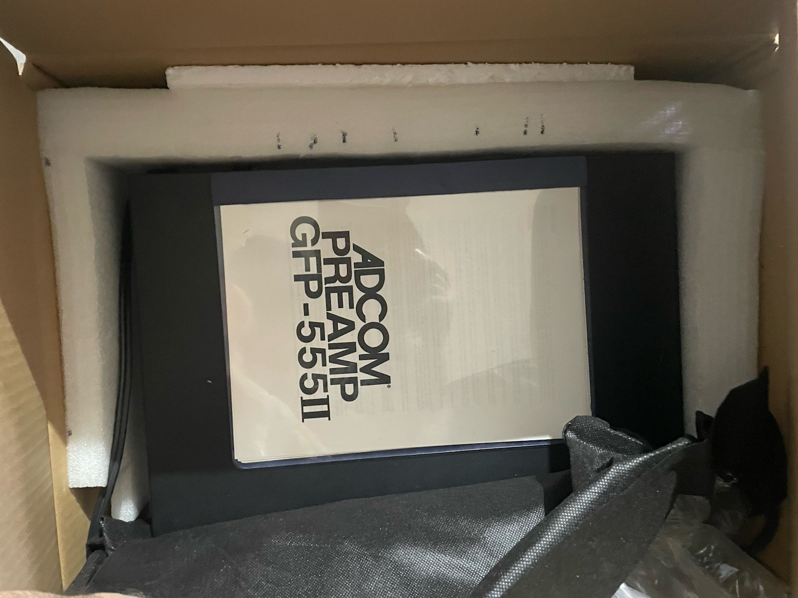 Vintage Adcom GFP- 555 II Preamplifier. Excellent Condition