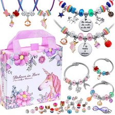 Kit para hacer pulseras con dije COO&KOO Un juguete unicornio niñas que inspira creatividad