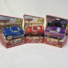 Disney Pixar Cars Shake N Go Lot 3 Lightning McQueen Ramone Doc Hudson NIB