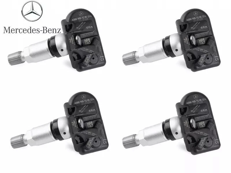 Sensores de presión de neumáticos 4 piezas OEMTPMS A0009057205 para MERCEDES-BENZ envío rápido Foto 4 de 4