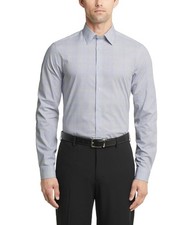 Calvin Klein Mens Steel Button Down Dress Shirt