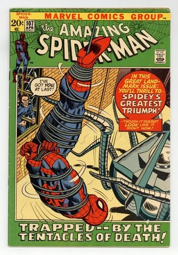 Amazing Spider-Man #107 VG- 3.5 1972