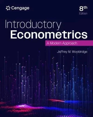 #ad Introductory Econometrics: A Hardcover by Wooldridge Jeffrey 9780357900161 $99.00