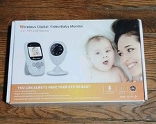 New 2.4" TFT LCD wireless digital video baby monitor
