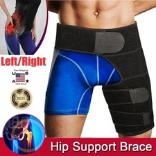Compression Strap Hip Brace Sciatica Groin Pain Relief Thigh Support Wrap Unisex