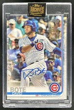2021 Topps Archives Signature Series David Bote Auto Autograph #62/73 Cubs