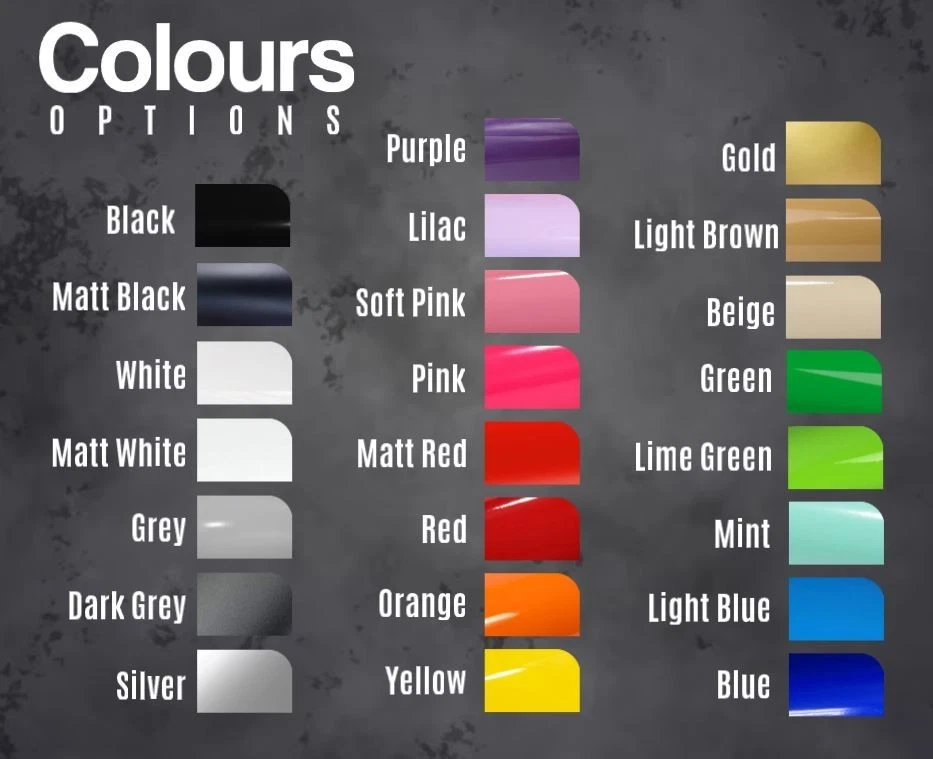 Personalised Name Vinyl Sticker Word Text Cut Fancy Font Sticker Sentence custom - Image 2 of 4