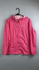 Columbia Jacket Girls XL 18/20 Pink Omni-Tech Waterproof Breathable Hooded Rain