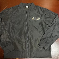 Star Wars, black storm trooper, graphic design, zip up jacket large