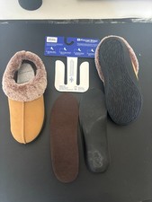 NEW-Brown Powerstep Women's Arch Support Clogs - Orthotic Comfort Clogs